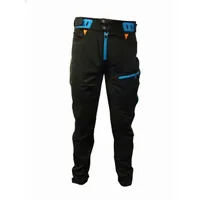 Haven Dlhé cyklistické šortky bez popruhov - SINGLETRAIL LONG - Black/Blue XL
