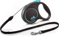 Flexi - Aufrollbare Hundeleine, S TL5366 (5 m) (Blau/Schwarz)