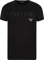 Emporio Armani stretch Rundhals T-Shirts Gr. XL Fb. Schwarz 00020