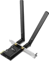 TP-Link Archer TX20E AX1800 Wi-Fi 6 Bluetooth 5.2 PCIe-Adapter, max 1201 Mbit/s 5 GHz und max 574 Mbit/s 2,4 GHz, WPA3-Verschlüsselungsstandard, MU-MIMO, Unterstützt nur Windows 11/10 (64-bit)