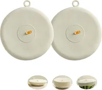 2 Stück Dosendeckel, Silikondeckel, Silikon Stretch Deckel, Wiederverwendbar, BPA Frei