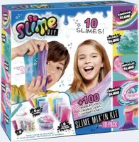 Slime Mix in Kit 10er Set DIY Rainbow / Metallic