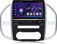 6+128G 10.1" Android 13 Carplay Autoradio Für Benz Vito W447 2014-2022 GPS Navi 4G WIFI BT SWC DAB+ USB RDS DSP 8-Kern