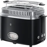 Russell Hobbs 21681-56 Retro Classic Noir  Toaster