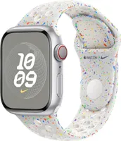 Apple Watch 41 mm, Watch 40 mm, Watch 4 - 40 mm, Watch 5 - 40 mm, Watch 6 - 40 mm, Watch 7 - 41 mm, Watch 8 - 41 mm, Watch 9 - 41 mm, Watch SE 2022 - 40 mm, Watch SE 2023 - 40 mm, Watch SE - 40 mm, Watch 1 - 38 mm, Watch 2 - 38 mm, Watch 10 - 42 mm, Watch 38 mm, Watch 3 - 38 mm Band: Nike Sport Band