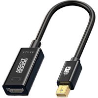 AdroitGoods 4K Mini Displayport auf HDMI Adapter - Kabel - Schwarz