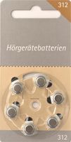 Hörex Basic Hörgeräte Batterien 312er 10 Blister (60 Batterien)