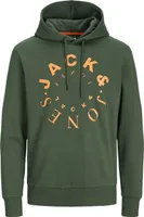 Jack & Jones Warrior Sweat Hood   Grun - Große S