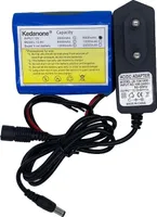 akumulator litowo-jonowy 12 V, pojemność 6800 mAh, ładowarka 126 V, 1 akumulator, ładowarka 1 A