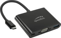 SPEEDLINK 3in1 USB-C to VGA / USB / USB-C Adapter, HQ