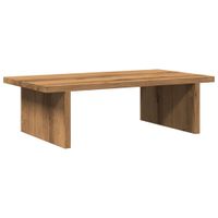 vidaXL Monitorständer Artisan-Eiche 50x27x15 cm Holzwerkstoff