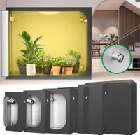 LARS360 Pflanzen Zuchtzelt, Grow Schrank für Garten und Indoor Anzucht, Gewächshaus Box für Kräuter, Tomaten und Gemüse, Größe: 240 x 120 x 200 cm