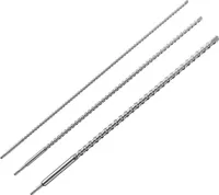 Sada vrtákov Wiltec SDS 3 kusy, dĺžka 1000 mm, hĺbka vŕtania 870 mm, Ø 12/16/24 mm, oceľový príklepový vrták prelomový vrták na steny, betón, kameň