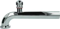 tecuro Abgangsbogen 90° mit Rohrbelüfter für Siphon Geruchsverschluss, verchromt 175 mm
