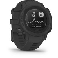 Garmin Instinct 2S Solar - 40 mm - Czarny karbon - Zegarek sportowy z paskiem - Silikon - Rozmiar nadgarstka: 112-180 mm