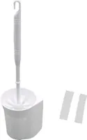 WC Bürste Toilettenbürste Klobürste WC Toilette Wohnwagen Wohnmobil Camping mit Halter weiß