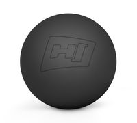 Hop-Sport Massageball für Hand, Fuß, Rücken - Faszienball für die gezielte Triggerpunkt-Massage aus Silikon – 63 mm Durchmesser HS-S063MB - Schwarz