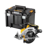 DeWALT Akku-Handkreissäge DCS565NT, Air-Lock-Kompatibel, Sägeblatt-Ø 165mm, 18VDeWALT Akku-Handkreissäge DCS565NT, Air-Lock, Sägeblatt-Ø 165mm, einsetzbar mit Führungsschiene, 18V