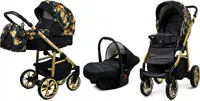 BabyLux® Color Lux | Kočík 3v1 Bambimo | Gold Jungle | Kombinovaný kočík | Set kočíka | Bu