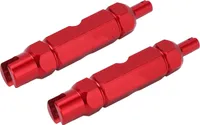 2ks Bike American Valve Core Double Head French Valve Core Remover Wrench Repair Tool (Red )