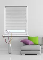 Doppelrollo, 40 x 160 cm, Weiß