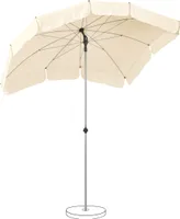 Suncomfort by Glatz Sonnenschirm Mittelstockschirm Siesta 180x130 cm, Farbe ecru beige