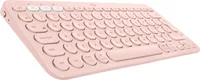 Logitech K380 Multi-Device, mini, bezprzewodowa, Bluetooth, QWERTY, różowa