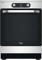 Hotpoint HS68IQ8CHX/E Freistehender Herd Zonen-Induktionskochfeld Schwarz, Edelstahl A