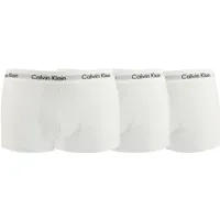 Calvin Klein Underwear Low Rise Trunk 3 Pack White M