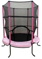 Joka 17861 Kinder Trampolin 140 cm mit Netz pink