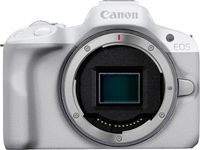 Canon EOS R50 Systemkamera + RF-S 18-45 is STM Objektiv - Spiegellose Kamera (Digitalkamera mit Autofokus und Motiverkennung für Augen Tiere Fahrzeuge