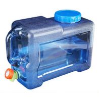 12L Wasserkanister mit Hahn Camping Auto Wassertank PC Lebensmittelecht Behälter 