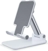 Handyhalter Stand Einstellbare Tablet-Desktophalterung für IPhone IPad weiß