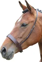 Blenheim - Zaum-Nasenriemen, Leder ER373 (Cob) (Braun)