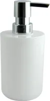 MSV Seifenspender "Inagua" Flüssigseifen-Spender, Fassungsvermögen 7 x 7 x 16 cm - Weiß