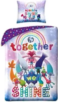 Trolls Bettbezug Together we Shine! 140 x 200 cm - Baumwolle