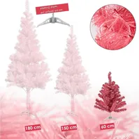 Künstlicher Weihnachtsbaum pink inkl. Ständer Tannenbaum Christbaum 60cm