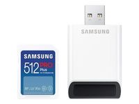 Karta pamięci SAMSUNG SDXC PRO Plus (2023) 512 GB z czytnikiem kart USB