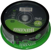maxell DVD+R 120 Minuten 4,7 GB 16x 25er Spindel