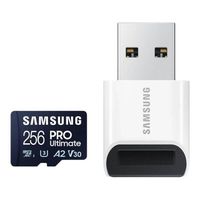 SD MicroSD Card 256GB Samsung SDXC PRO Ulti.(Class10) Read retail