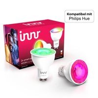 Innr Zigbee GU10 Lampe, Color, kompatibel mit Philips Hue, Alexa, Hey Google, SmartThings (Bridge erforderlich) GU10 Smart LED, dimmbar, RGB, 16 Millionen Farben, 2-Pack, RS 232 C-2