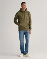 GANT Regular Shield Pullover-Hoodie, Grün M