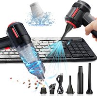 Staubgebläse Druckluft Tastatur Reinigung, 9000PA Elektrische Mini Staubsauger, Mini Staubsauger für PC, Grafikkarte, Elektronik, Sofa, Auto Staubsauger