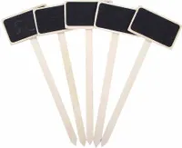 Holz-Pflanzschilder 21 x 7 cm, 5er Pack