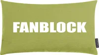 Dekokissen Grün Fanblock