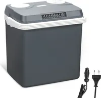 Clanmacy 32L Kuehlbox Mini-Kuehlschrank Thermoelektrische Warmhaltebox Kuehltasche 230V