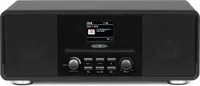 Reflexion RefleXion Design DAB+/UKW-Radio mit Bluetooth, CD, AuxIn, schwarz, HRA19DAB/BK
