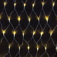 240er LED-Lichternetz warmweiß