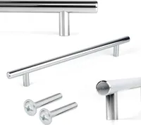 Relinggriff Stangengriff Möbelgriffe Schrankgriffe Edelstahl Chrom Bohrlochabstand 192mm