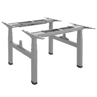Ergo office er-404g electric double höhenverstellbares Steh-/Sitztischgestell ohne Tischplatten grau